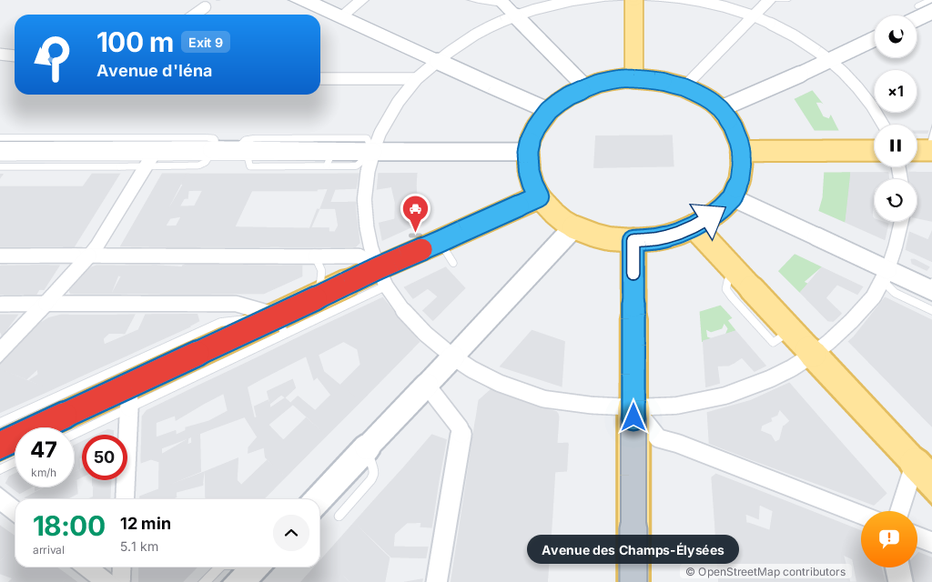 Offline GPS navigation